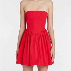 Amanda Uprichard Doyle Dress in Lipstick with Tag - NEVER WORN